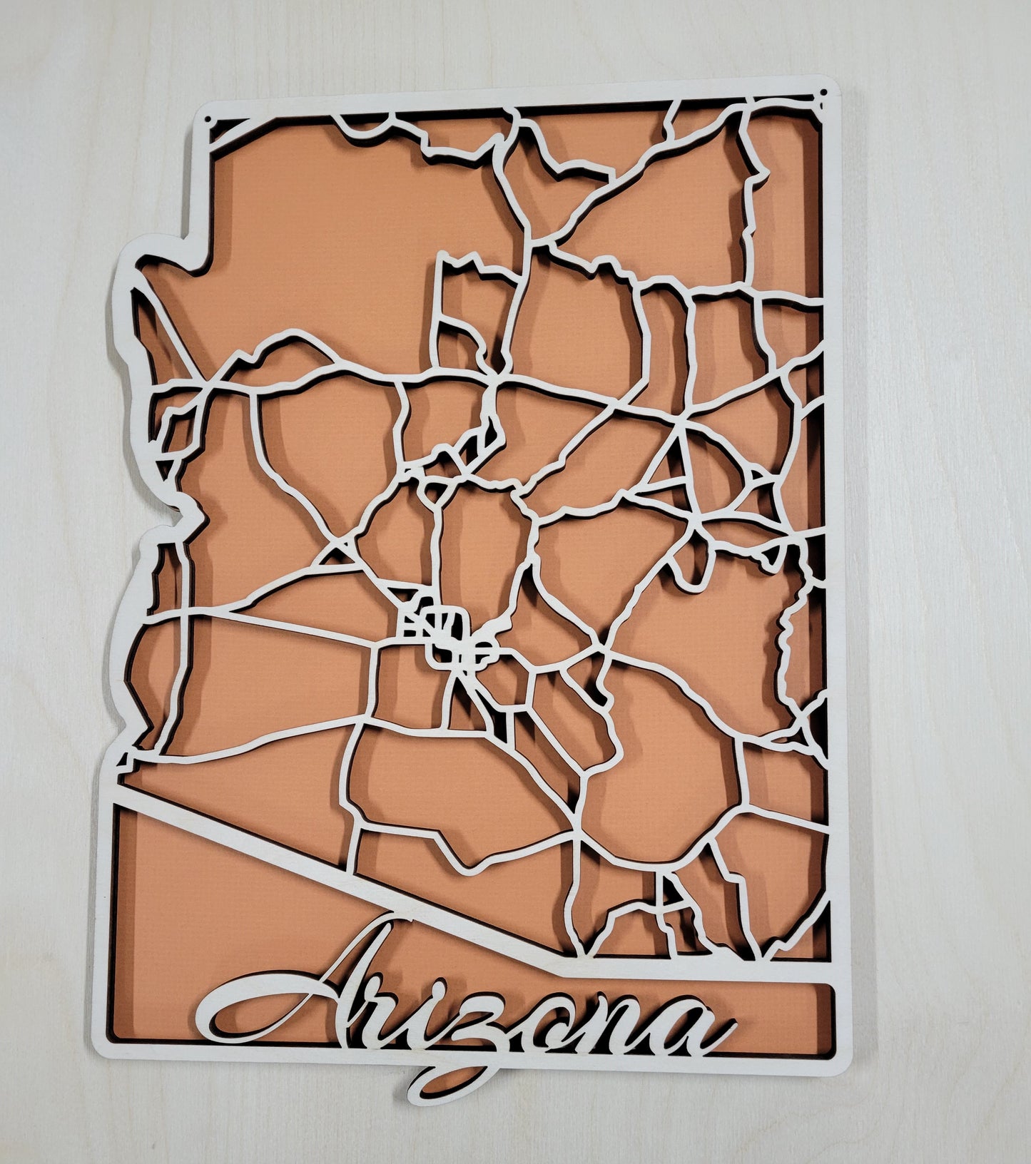 Arizona State Road Map