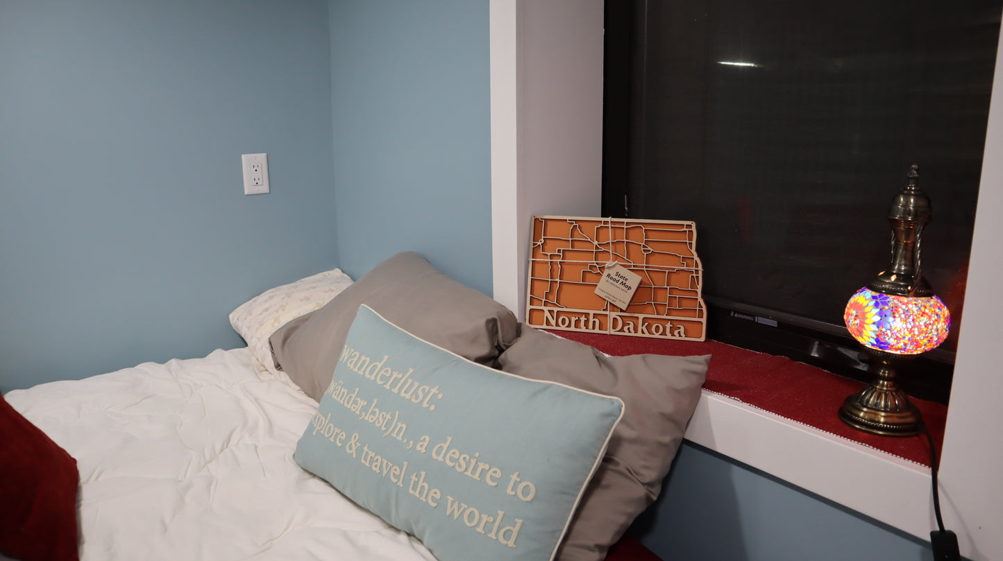 North Dakota State Road Map