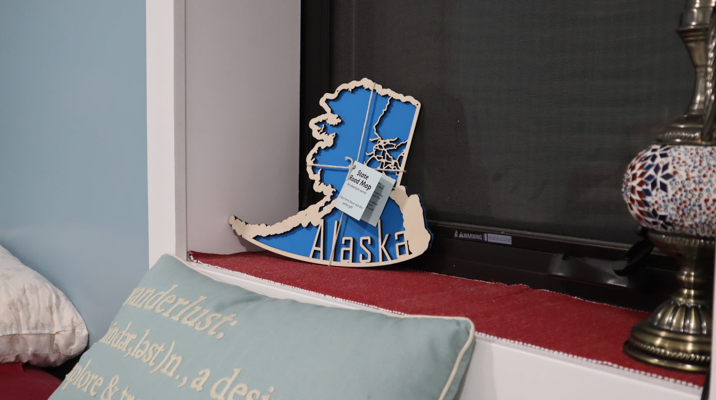 Alaska State Road Map