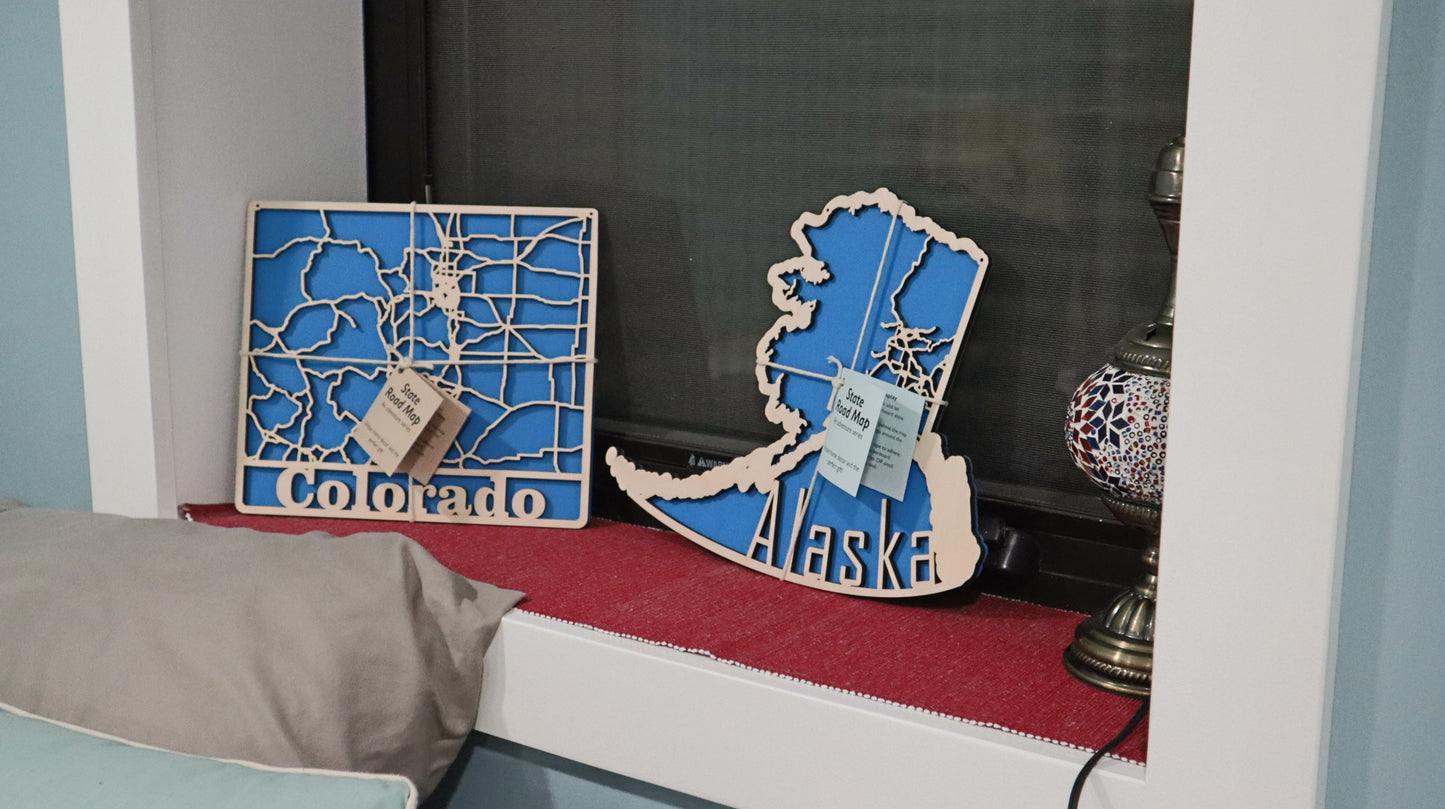 Colorado State Road Map