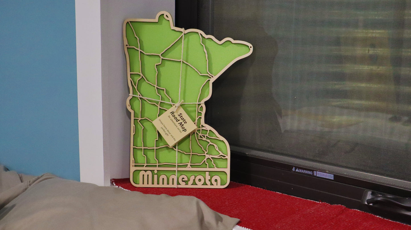 Minnesota State Road Map