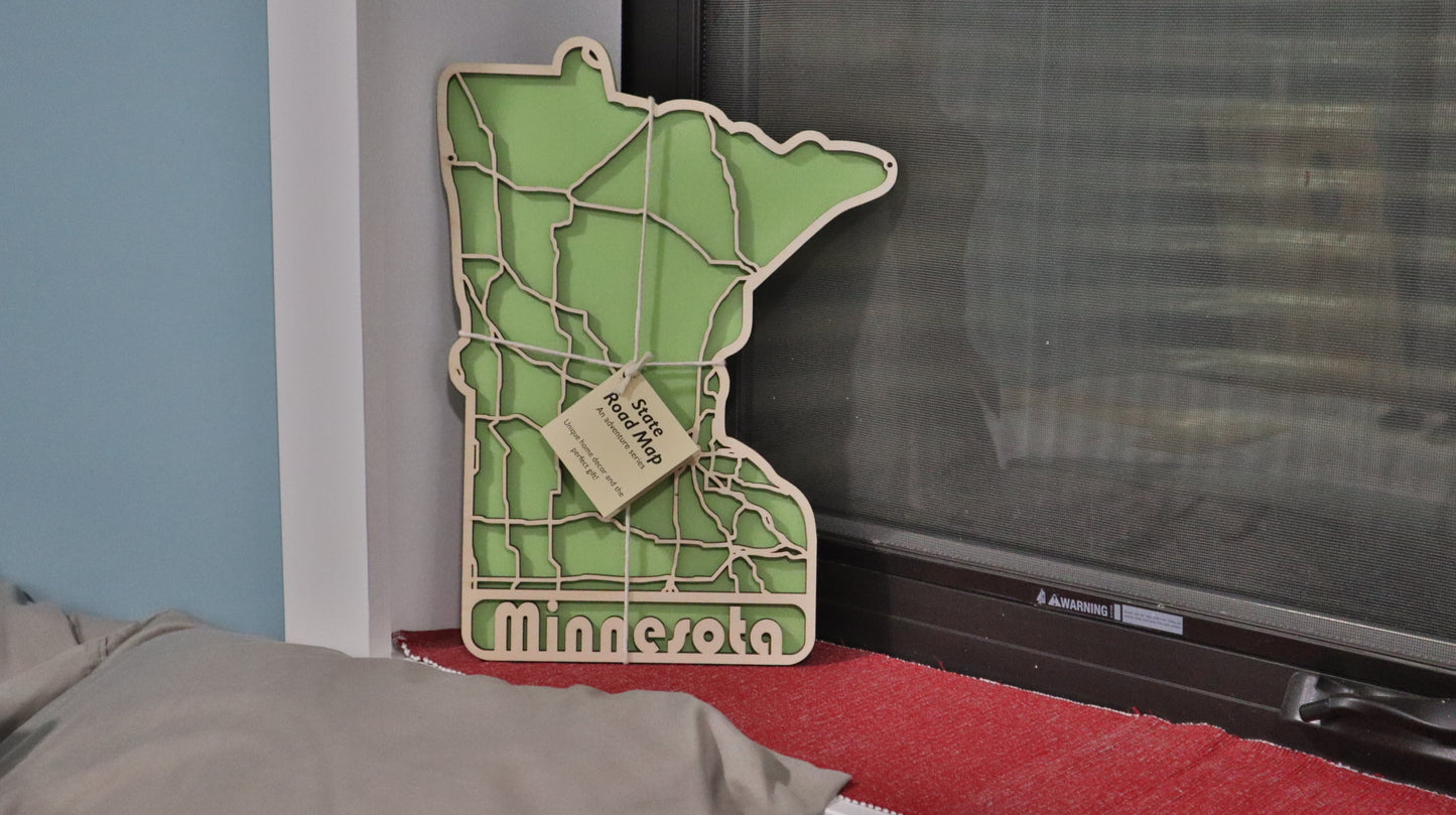 Minnesota State Road Map