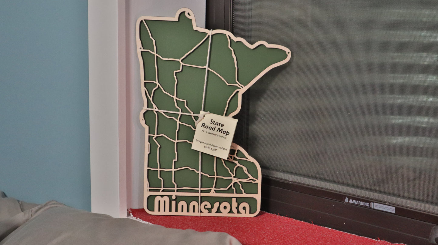 Minnesota State Road Map