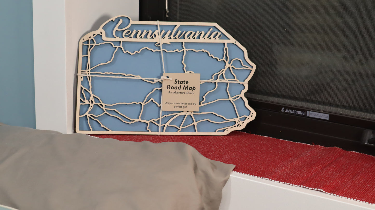 Pennsylvania State Road Map