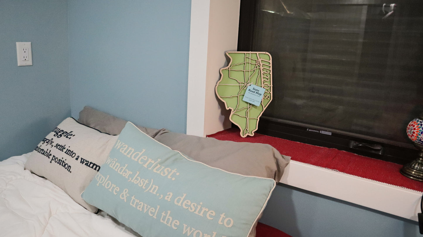 Illinois State Road Map