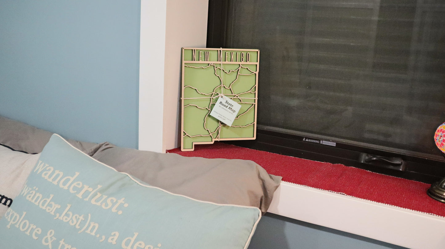 New Mexico State Road Map