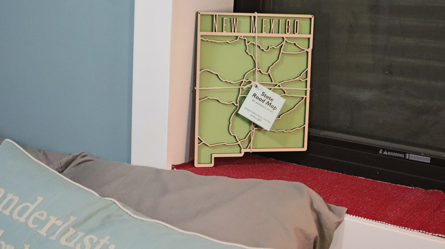 New Mexico State Road Map