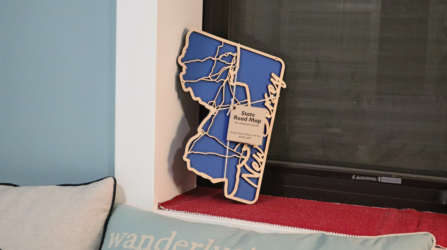 New Jersey State Road Map