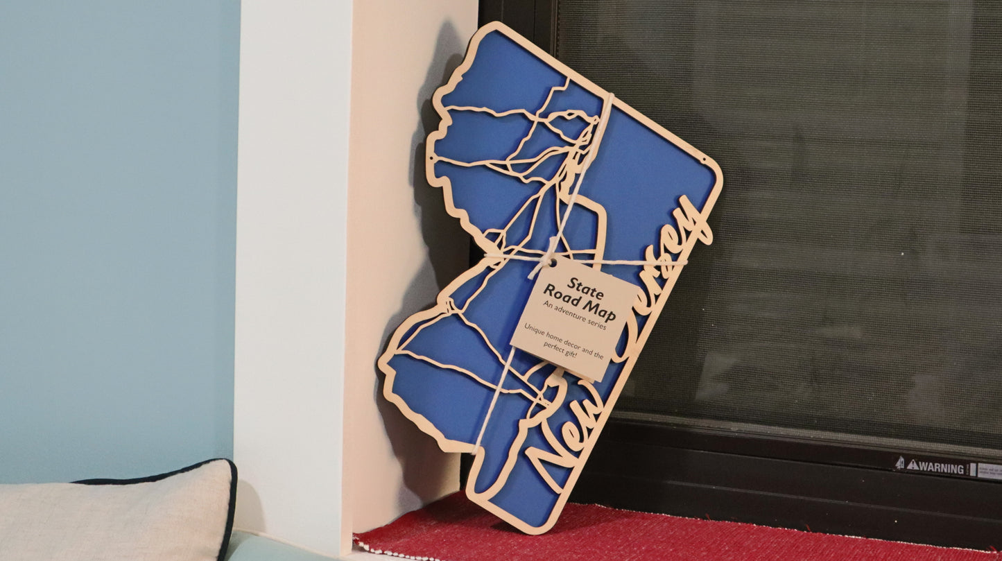 New Jersey State Road Map