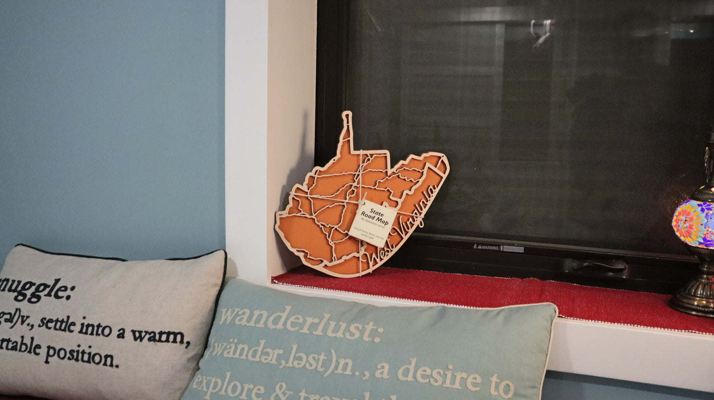 West Virginia State Road Map