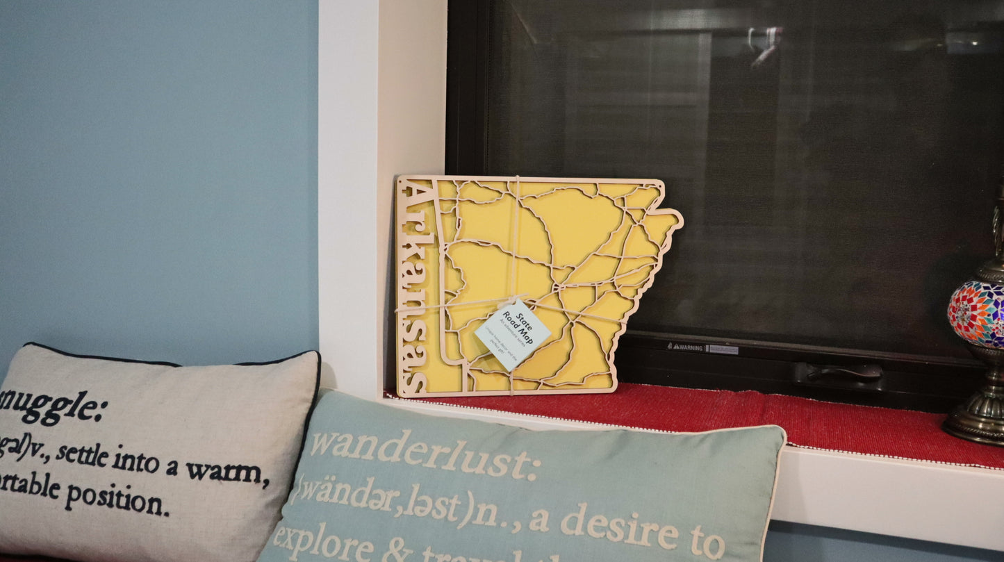 Arkansas State Road Map