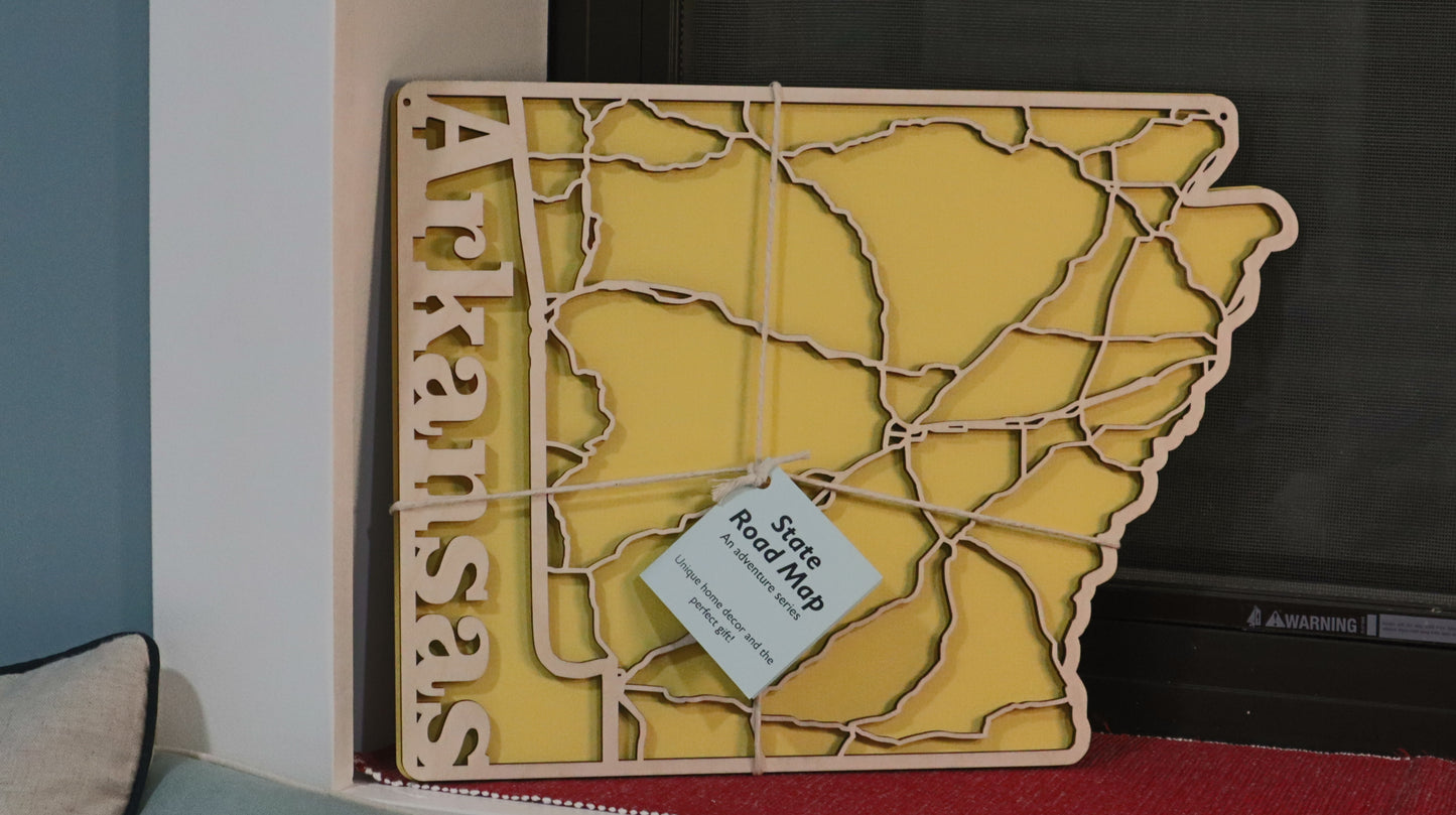 Arkansas State Road Map