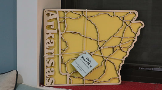 Arkansas State Road Map