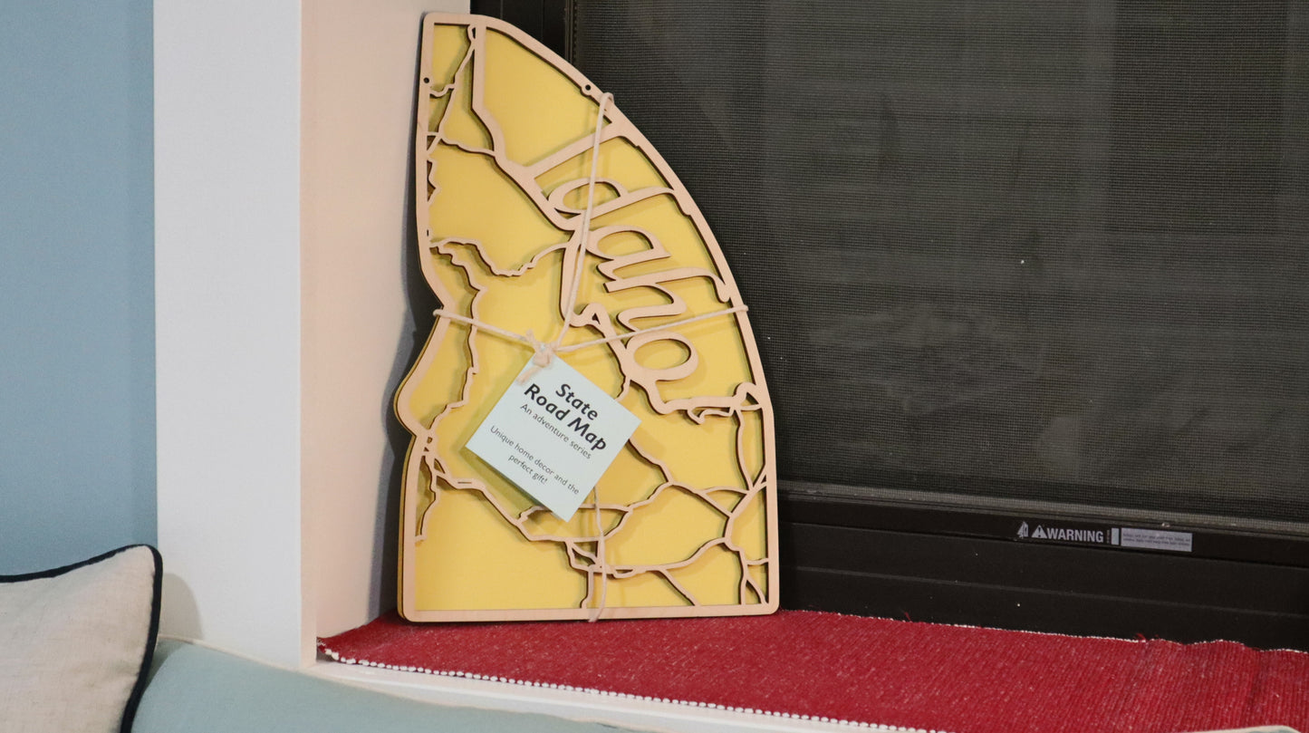 Idaho State Road Map