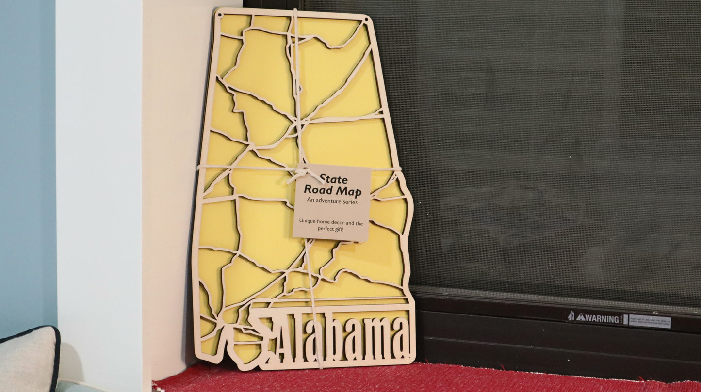 Alabama State Road Map