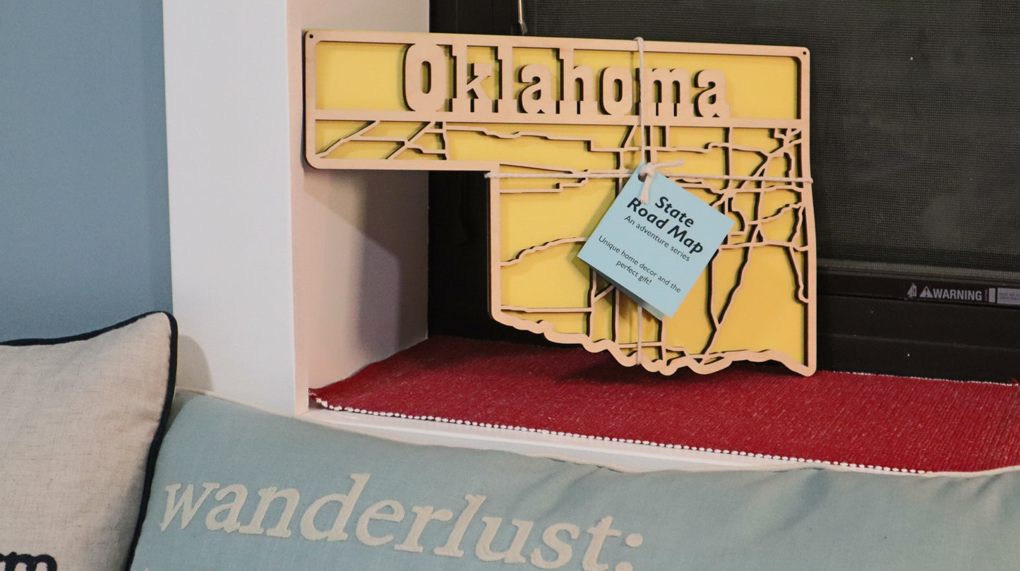 Oklahoma State Road Map