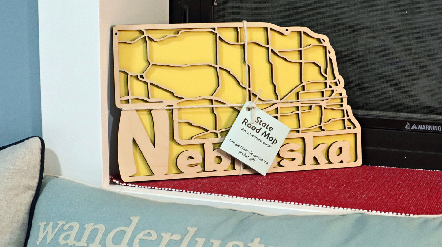 Nebraska State Road Map