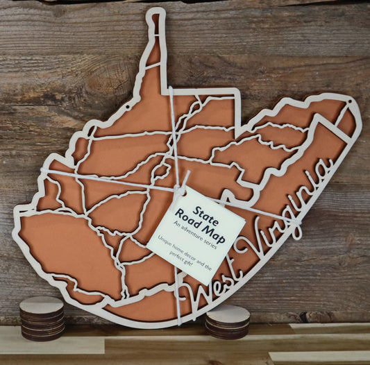 West Virginia State Road Map