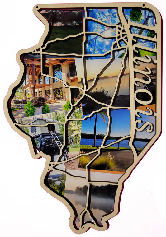 Illinois State Road Map