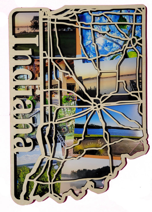 Indiana State Road Map