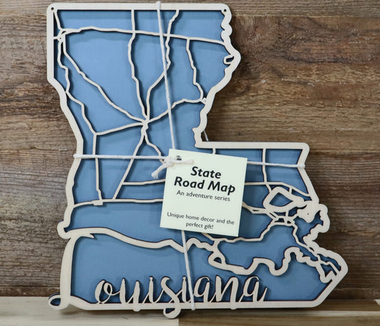 Louisiana State Road Map