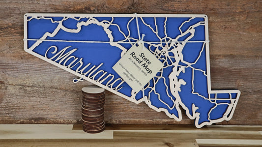 Maryland State Road Map