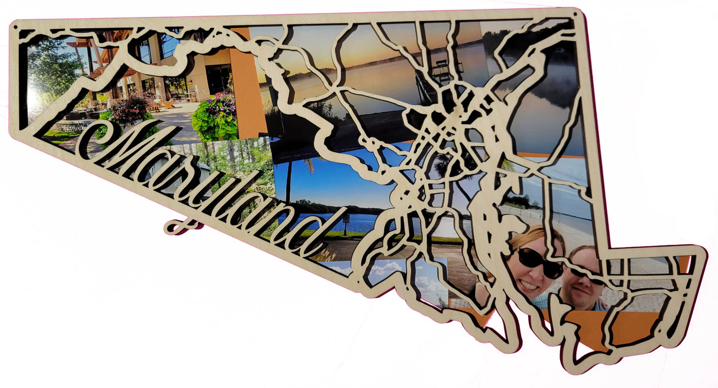 Maryland State Road Map