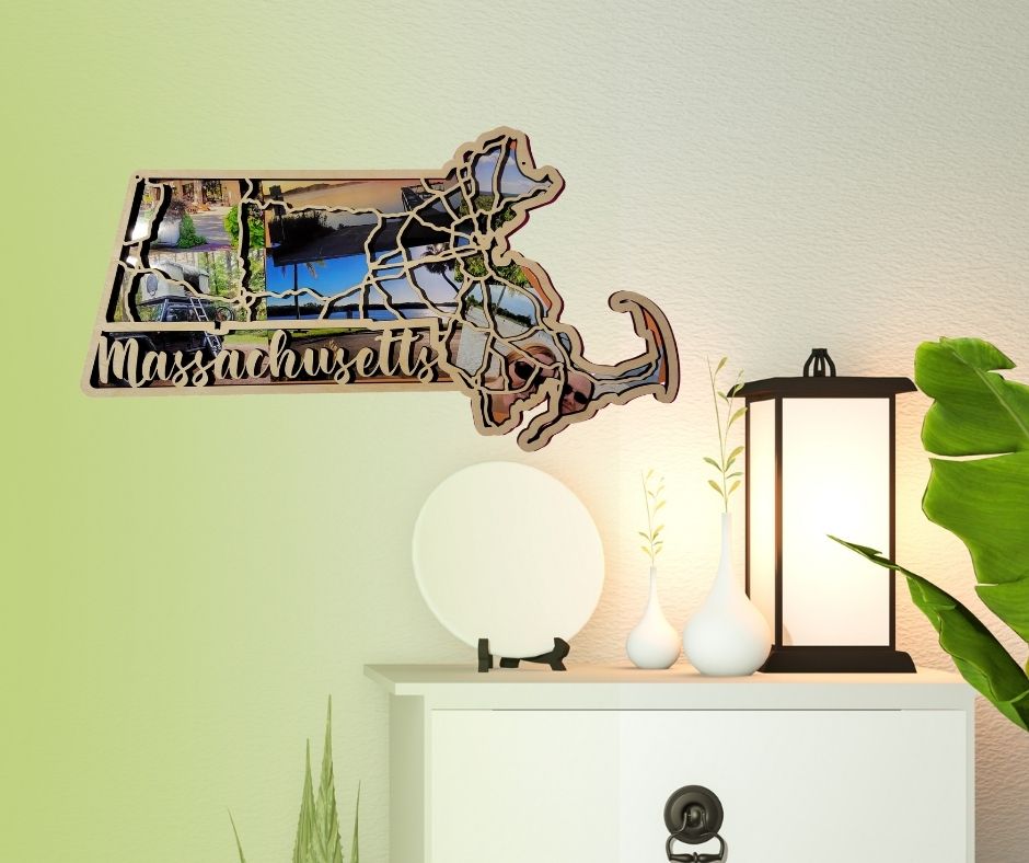 Massachusetts State Road Map