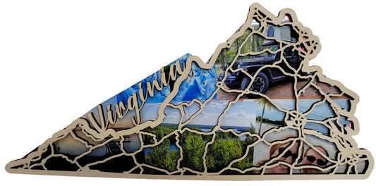 Virginia State Road Map