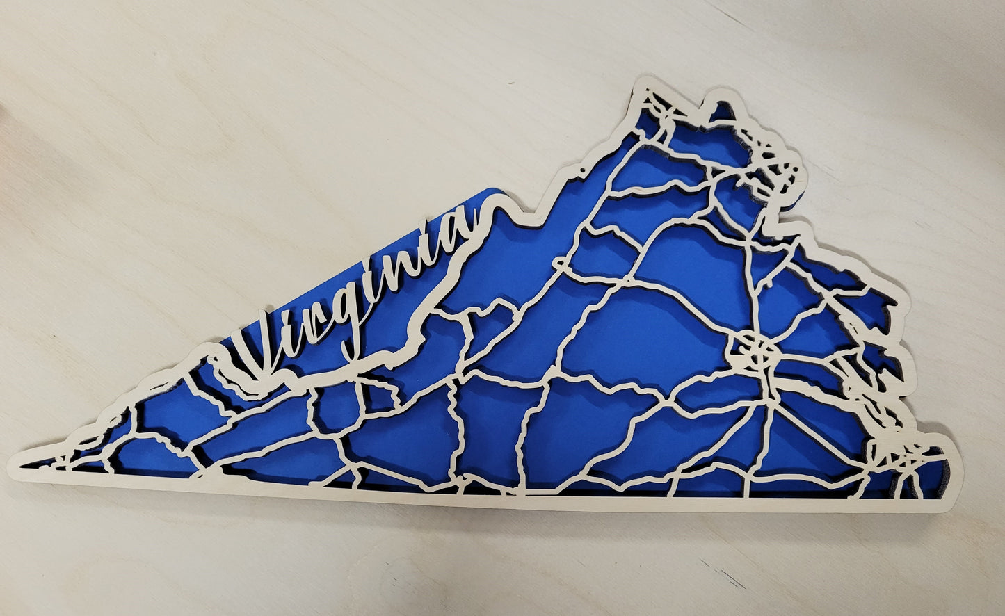 Virginia State Road Map