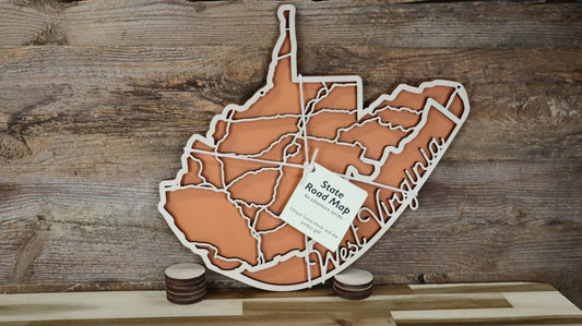West Virginia State Road Map
