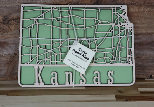 Kansas State Road Map