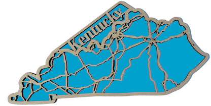 Kentucky State Road Map