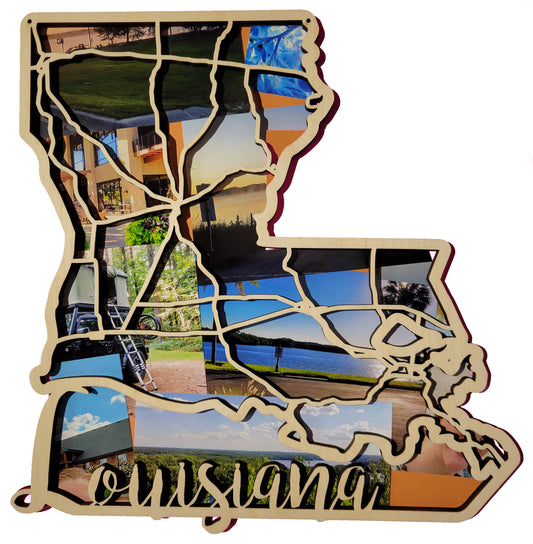 Louisiana State Road Map