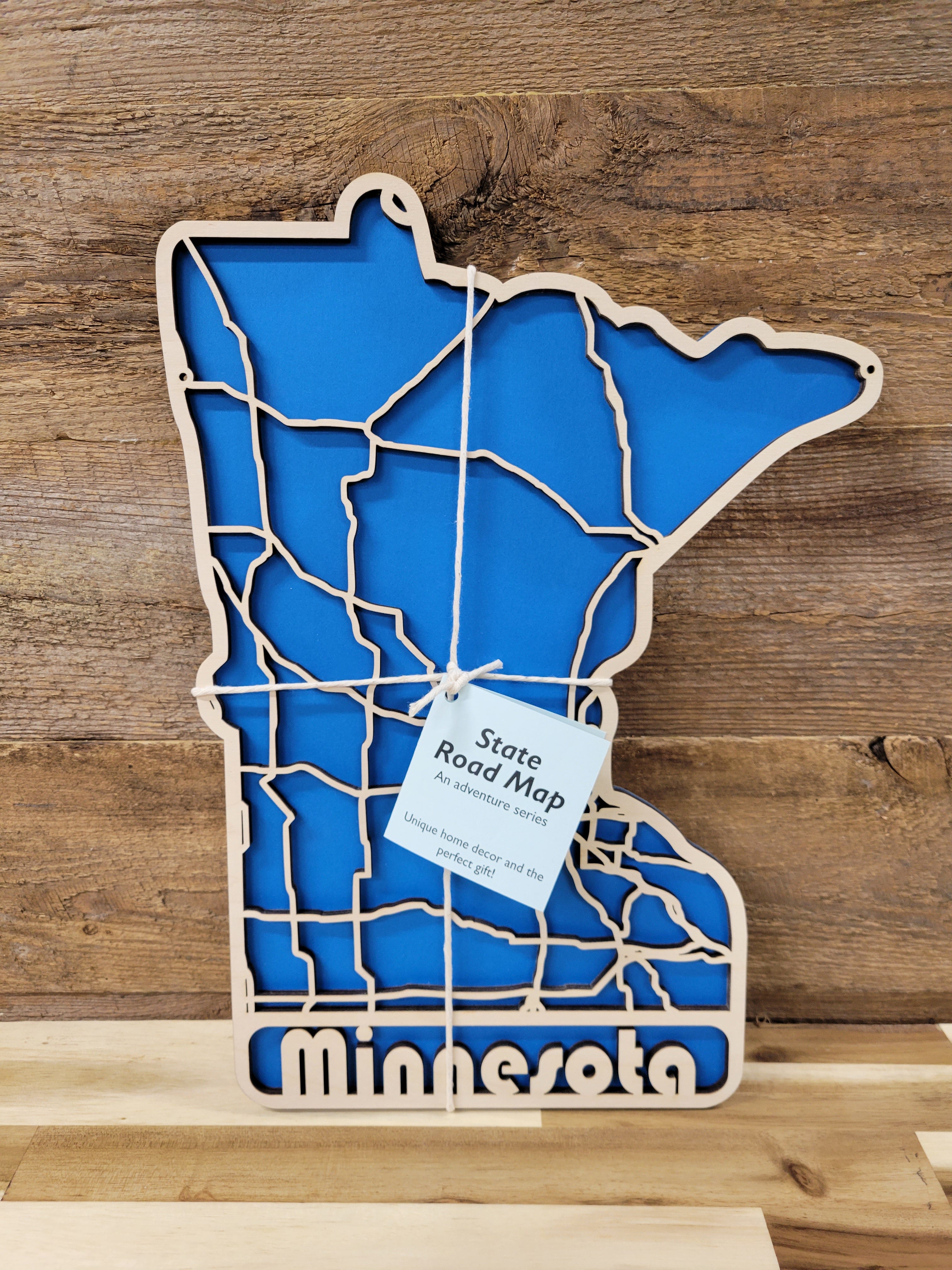 Minnesota State Road Map – Back Alley Studios