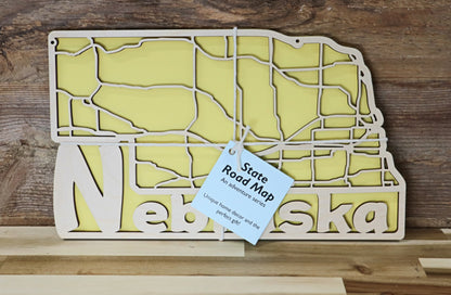 Nebraska State Road Map