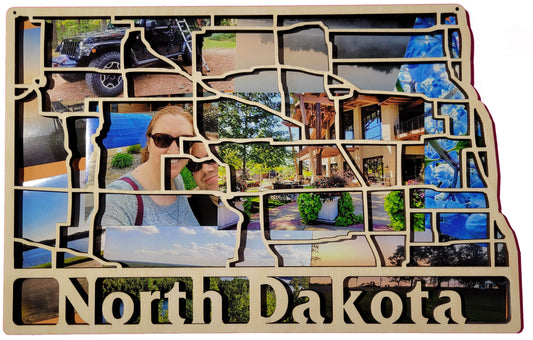 North Dakota State Road Map