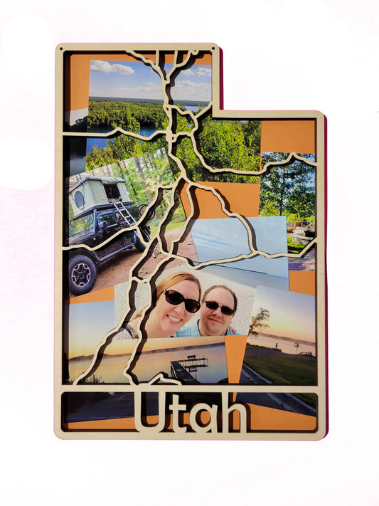 Utah State Road Map