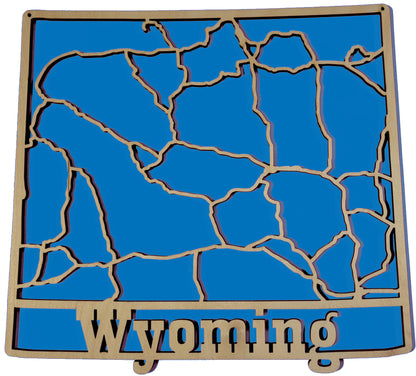 Wyoming State Road Map